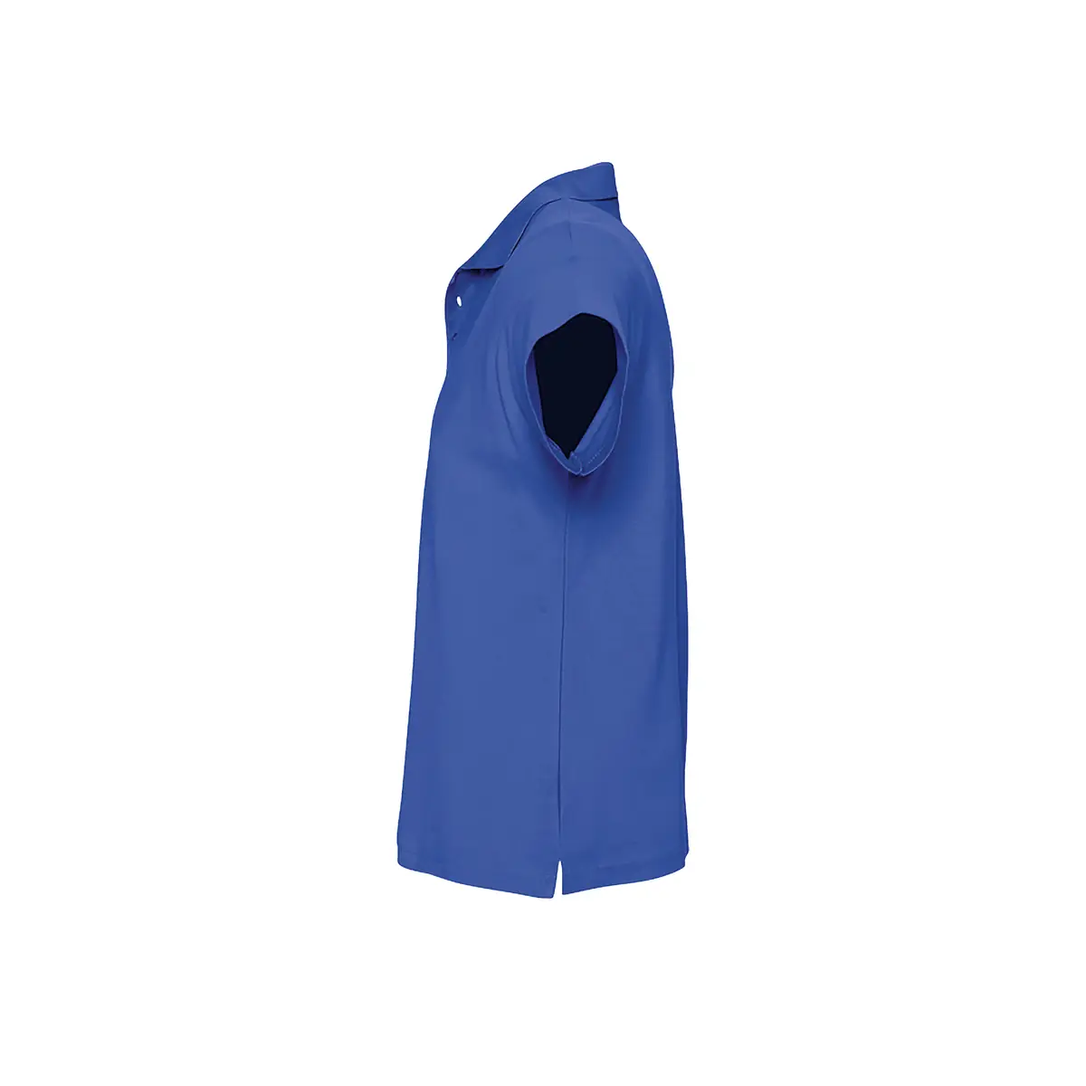 Polo hombre SOL’S SUMMER II 11342 45 Polo Sol’s SUMMER II en color Azul royal, vista lateral