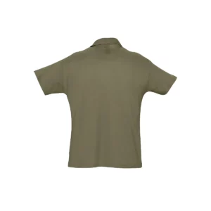 Polo Sol’s SUMMER II en color Army, vista trasera