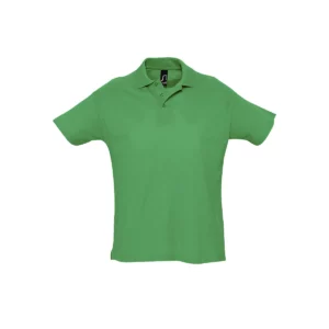 Polo Sol’s SUMMER II en color Verde pradera, vista frontal