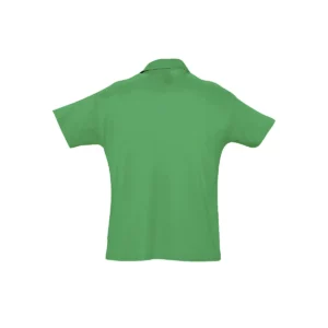Polo Sol’s SUMMER II en color Verde pradera, vista trasera