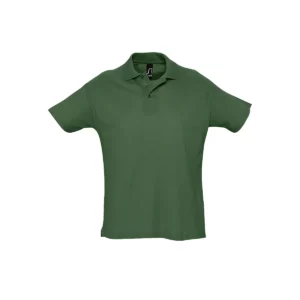 Polo Sol’s SUMMER II en color Verde golf, vista frontal