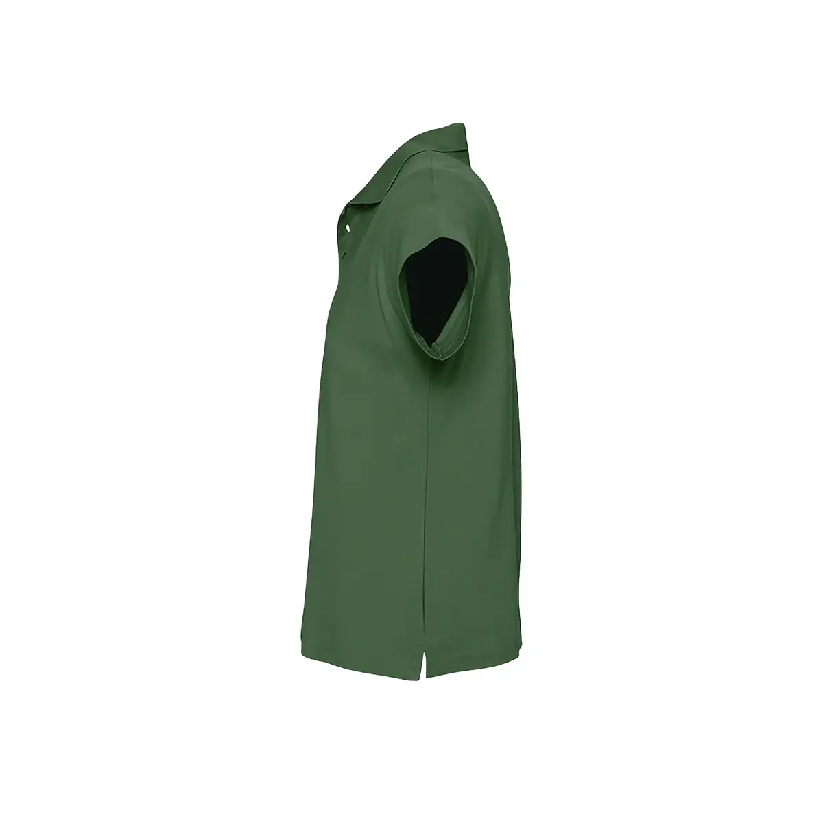 Polo hombre SOL’S SUMMER II 11342 63 Polo Sol’s SUMMER II en color Verde golf, vista lateral