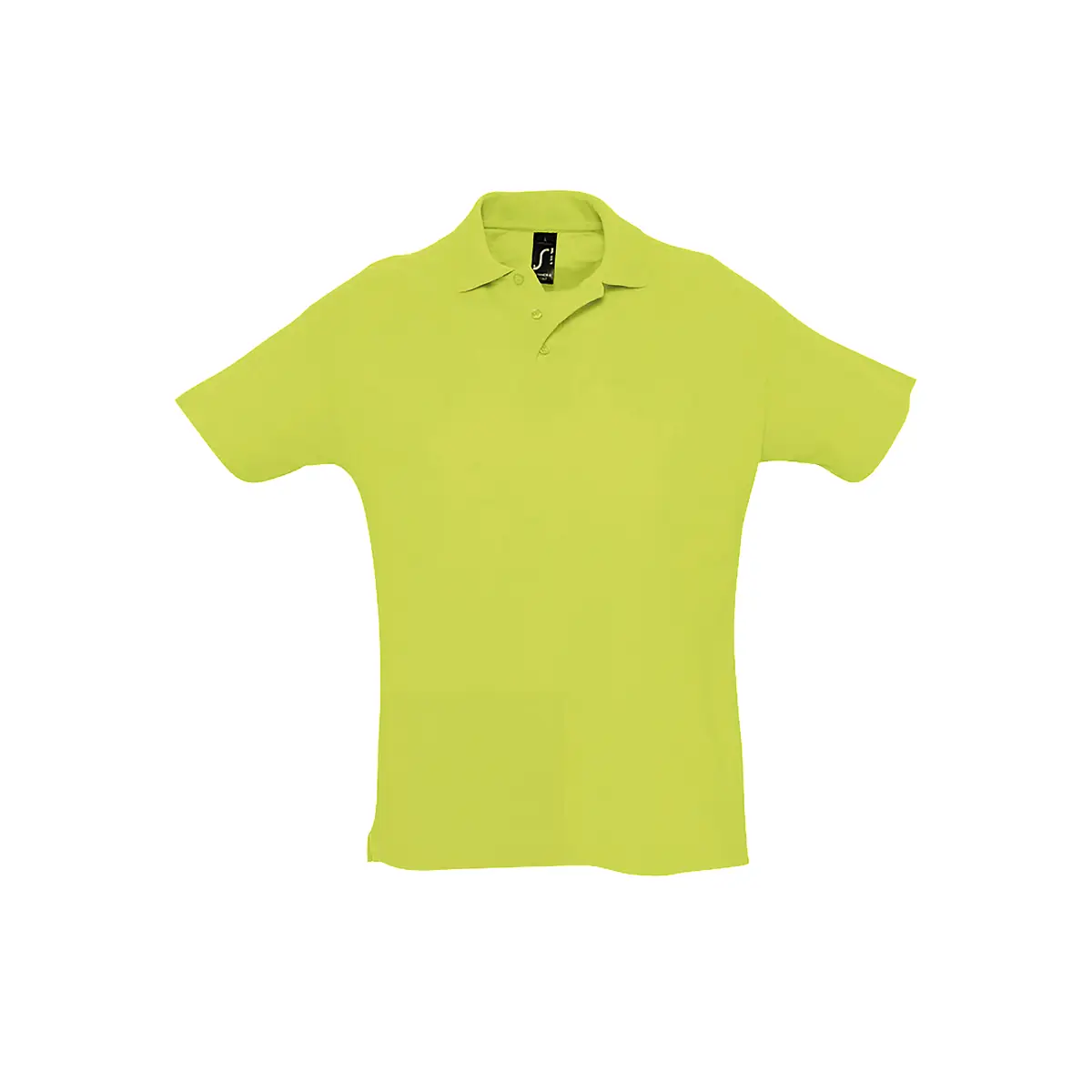 Polo hombre SOL’S SUMMER II 11342 56 Polo Sol’s SUMMER II en color Verde manzana, vista frontal