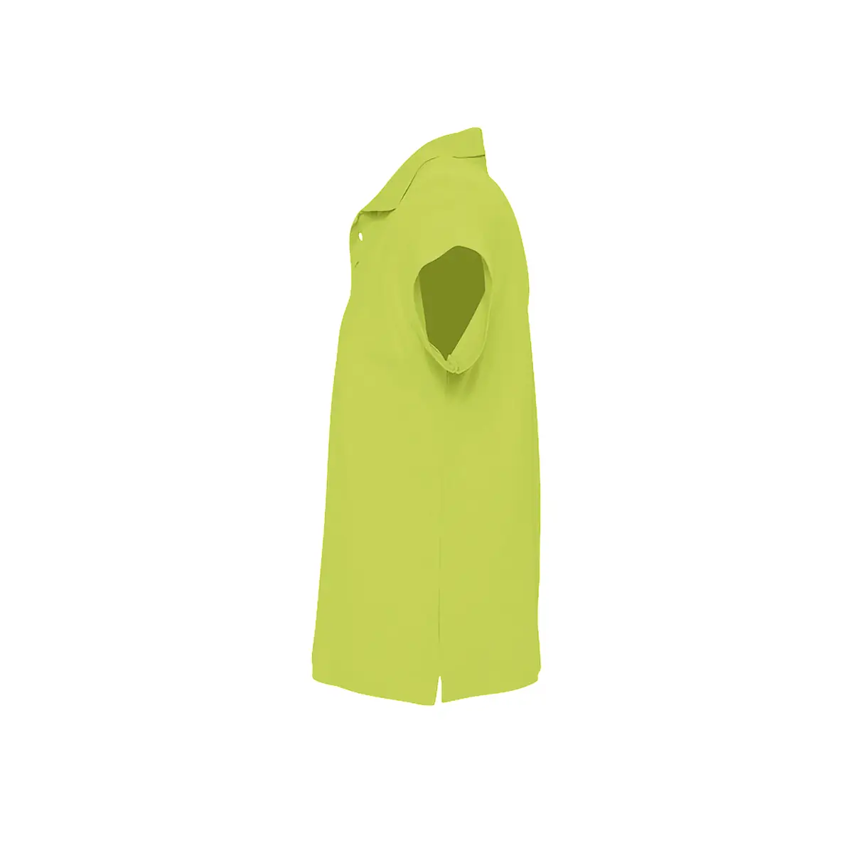 Polo hombre SOL’S SUMMER II 11342 57 Polo Sol’s SUMMER II en color Verde manzana, vista lateral