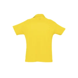 Polo Sol’s SUMMER II en color Amarillo, vista trasera