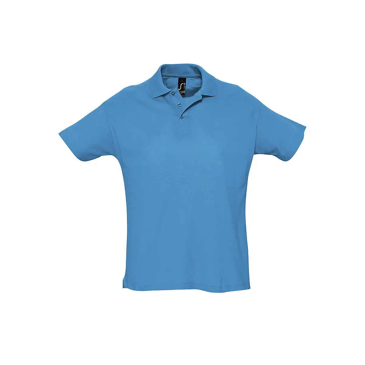 Polo hombre SOL’S SUMMER II 11342 41 Polo Sol’s SUMMER II en color Aqua, vista frontal