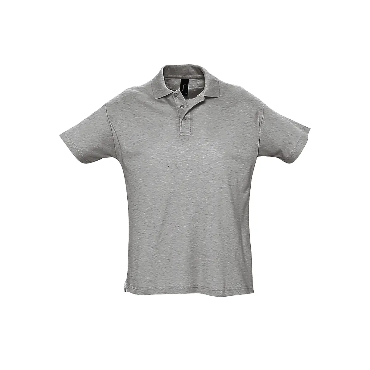 Polo hombre SOL’S SUMMER II 11342 11 Polo Sol’s SUMMER II en color Gris mezcla, vista frontal