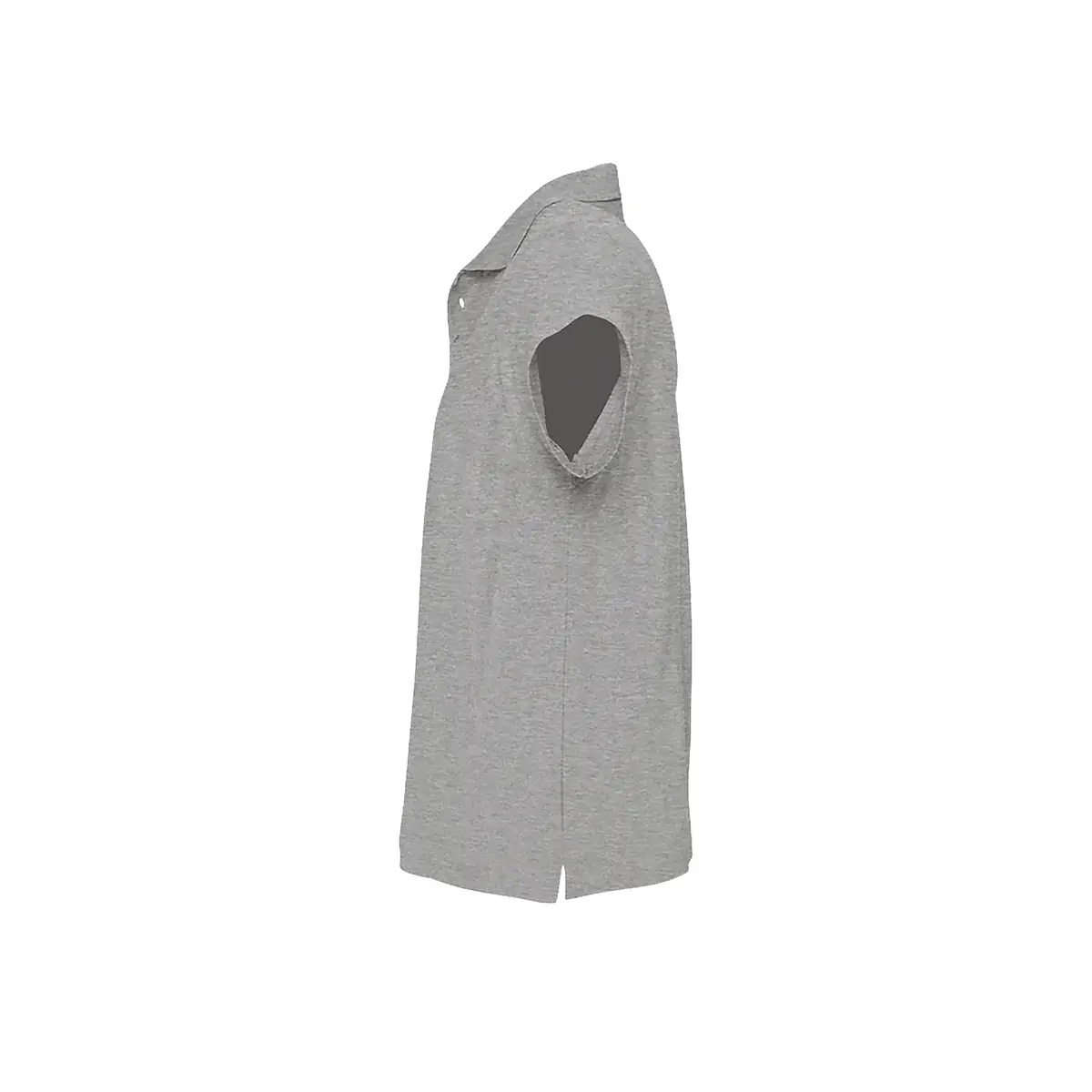 Polo hombre SOL’S SUMMER II 11342 12 Polo Sol’s SUMMER II en color Gris mezcla, vista lateral