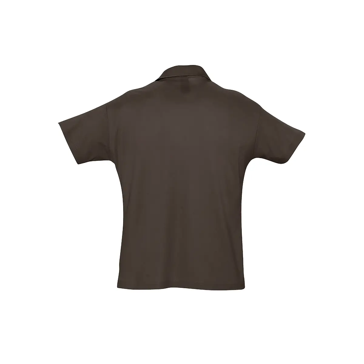 Polo hombre SOL’S SUMMER II 11342 70 Polo Sol’s SUMMER II en color Chocolate, vista trasera