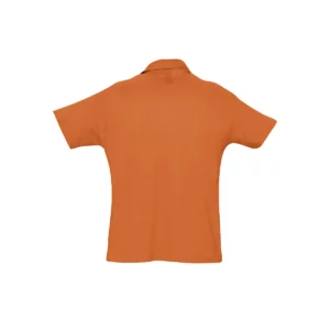 Polo Sol’s SUMMER II en color Naranja, vista trasera