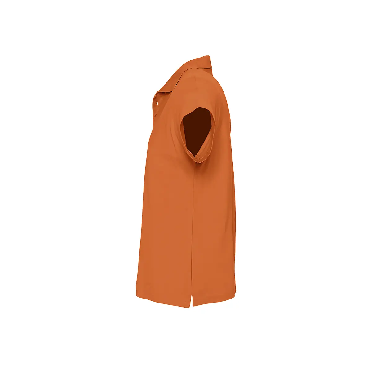 Polo hombre SOL’S SUMMER II 11342 24 Polo Sol’s SUMMER II en color Naranja, vista lateral