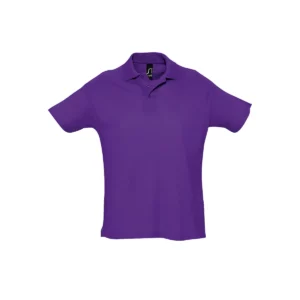 Polo Sol’s SUMMER II en color Morado oscuro, vista frontal