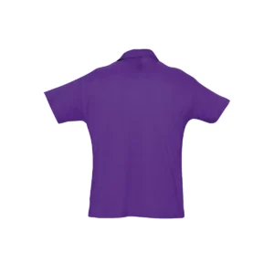 Polo Sol’s SUMMER II en color Morado oscuro, vista trasera