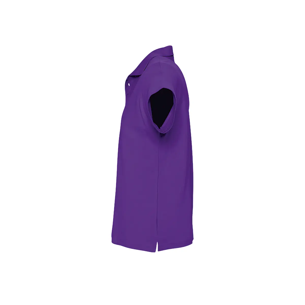 Polo hombre SOL’S SUMMER II 11342 33 Polo Sol’s SUMMER II en color Morado oscuro, vista lateral