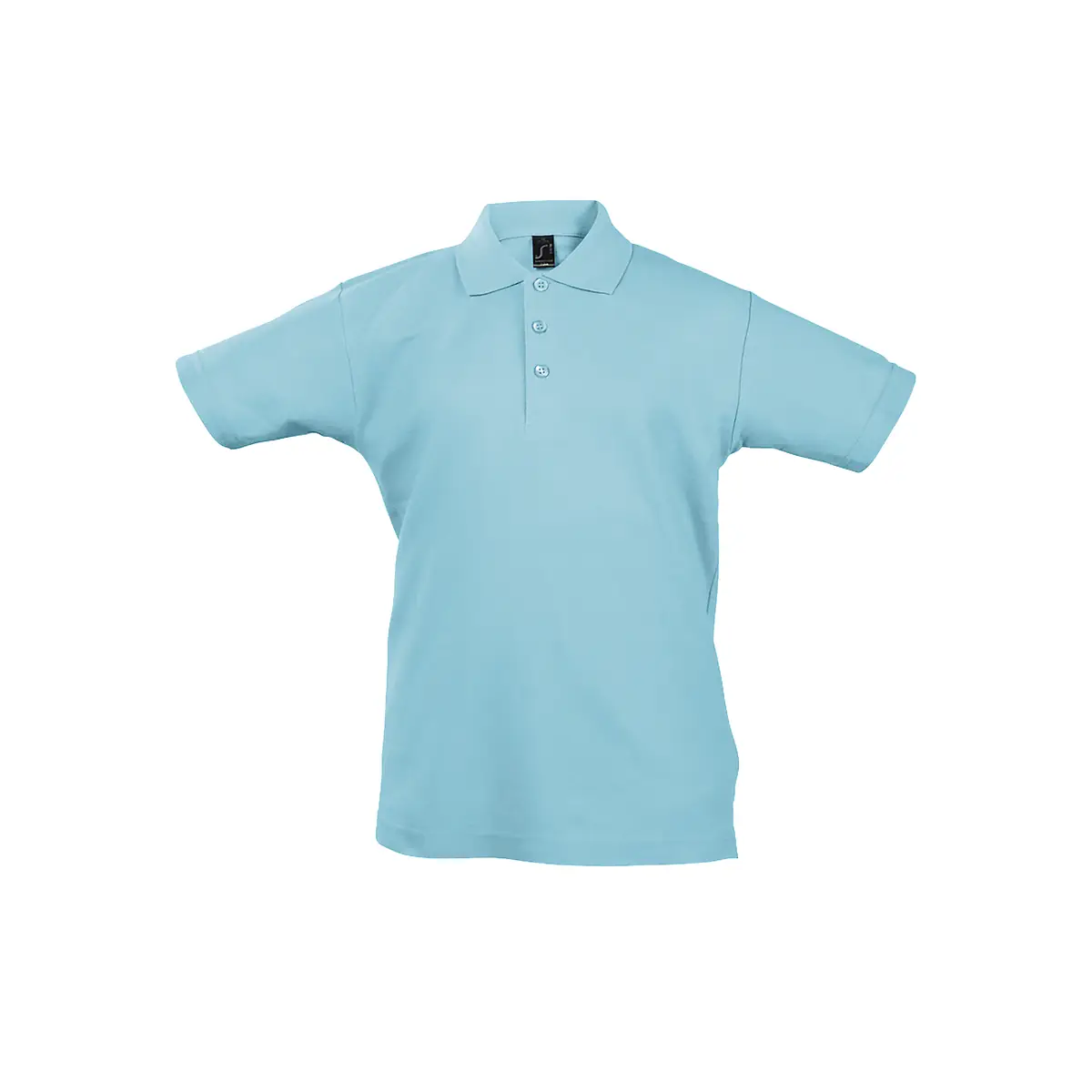 Polo infantil SOL’S SUMMER II KIDS 11344 18 Polo Sol’s SUMMER II KIDS en color Azul atolón, vista frontal