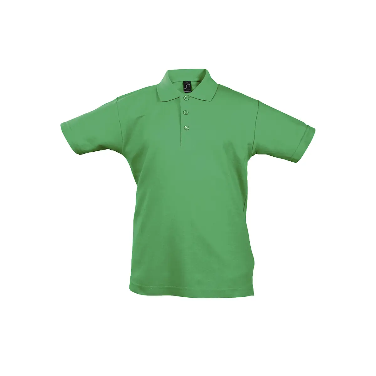Polo infantil SOL’S SUMMER II KIDS 11344 27 Polo Sol’s SUMMER II KIDS en color Verde pradera, vista frontal
