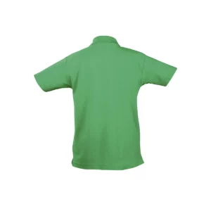 Polo Sol’s SUMMER II KIDS en color Verde pradera, vista trasera