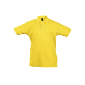 Polo Sol’s SUMMER II KIDS en color Amarillo, vista frontal