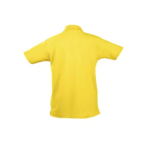Polo Sol’s SUMMER II KIDS en color Amarillo, vista trasera