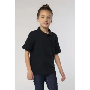 Polo SOL’S SUMMER II KIDS infantil, vestido por una niña, vista frontal