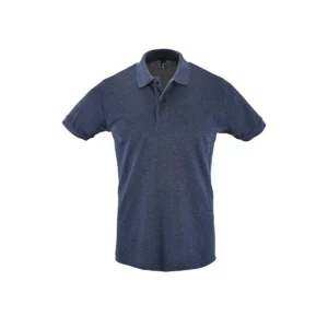 Polo Sol’s PERFECT MEN en color Denim jaspeado, vista frontal