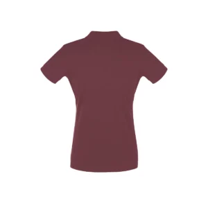Polo Sol’s PERFECT WOMEN en color Burdeos, vista trasera