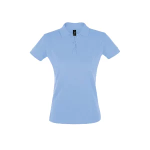 Polo Sol’s PERFECT WOMEN en color Azul cielo, vista frontal