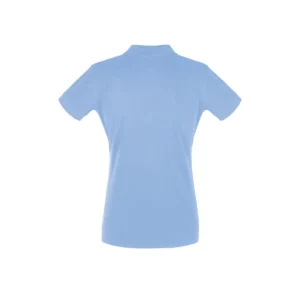 Polo Sol’s PERFECT WOMEN en color Azul cielo, vista trasera