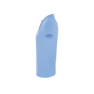 Polo Sol’s PERFECT WOMEN en color Azul cielo, vista lateral