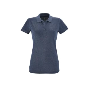 Polo Sol’s PERFECT WOMEN en color Denim jaspeado, vista frontal