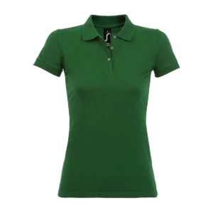 Polo Sol’s PERFECT WOMEN en color Verde botella, vista frontal