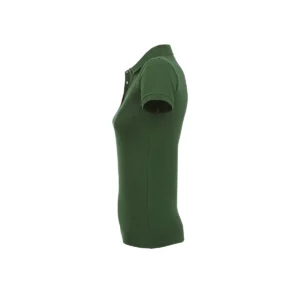 Polo Sol’s PERFECT WOMEN en color Verde botella, vista lateral