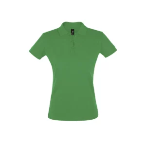 Polo Sol’s PERFECT WOMEN en color Verde pradera, vista frontal