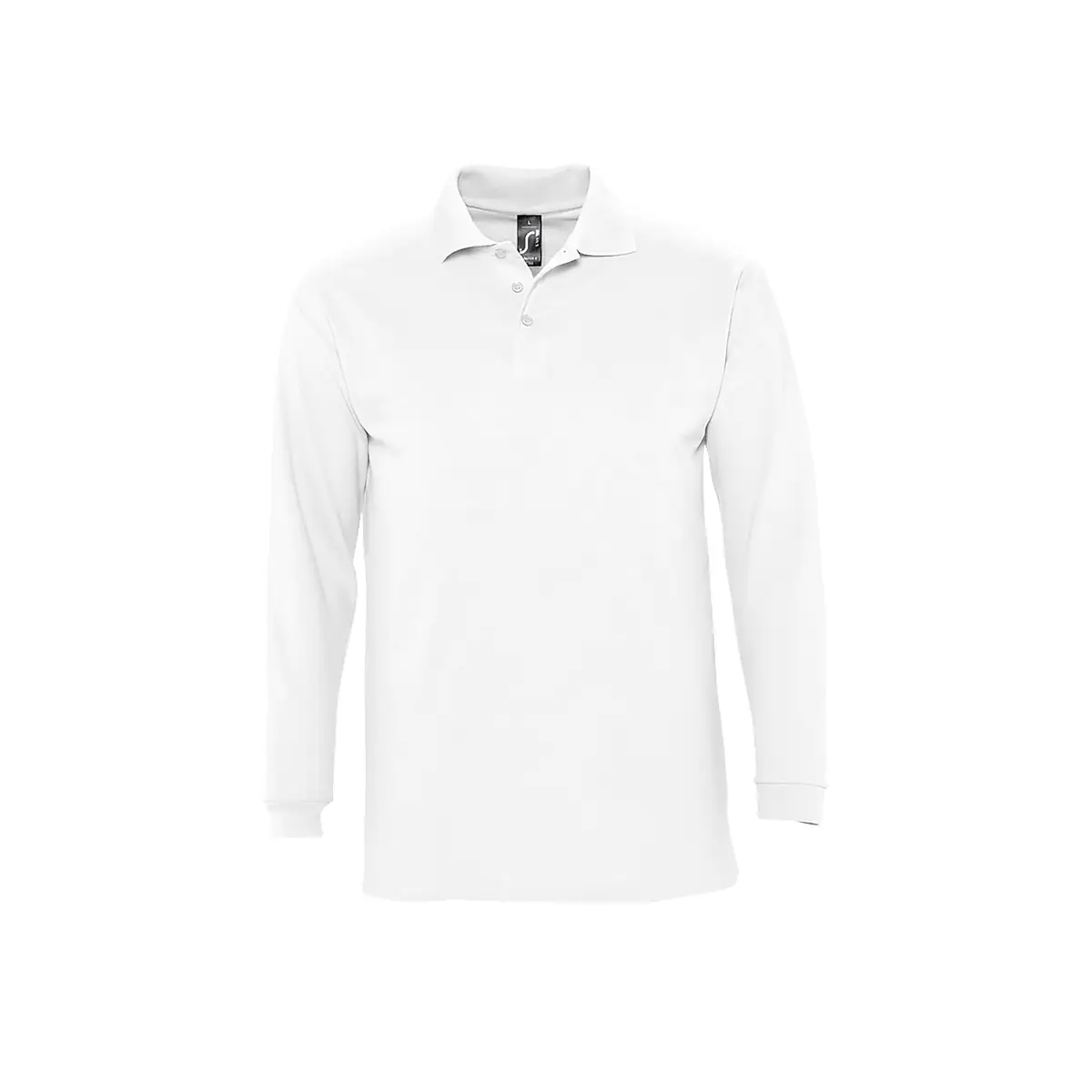 Polo hombre SOL’S WINTER II 11353 3 Polo Sol’s WINTER II en color Blanco, vista frontal