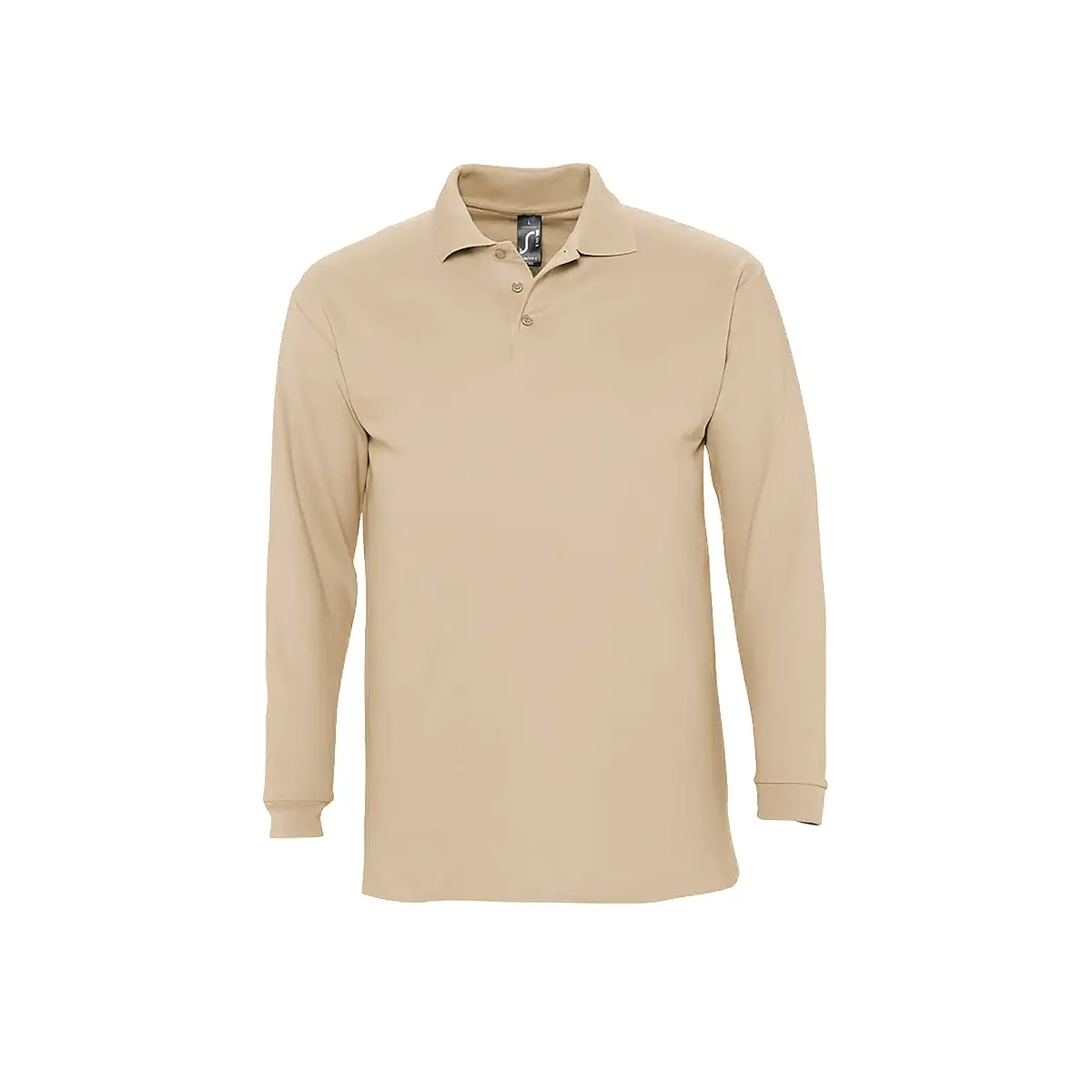 Polo hombre SOL’S WINTER II 11353 16 Polo Sol’s WINTER II en color Arena, vista frontal