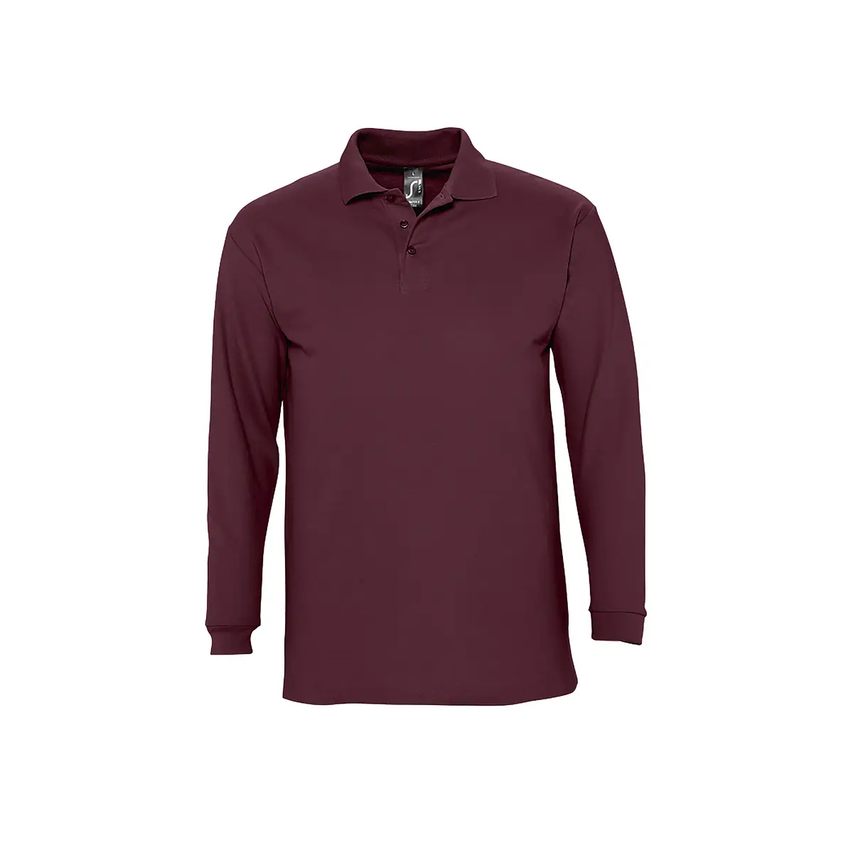 Polo hombre SOL’S WINTER II 11353 22 Polo Sol’s WINTER II en color Burdeos, vista frontal