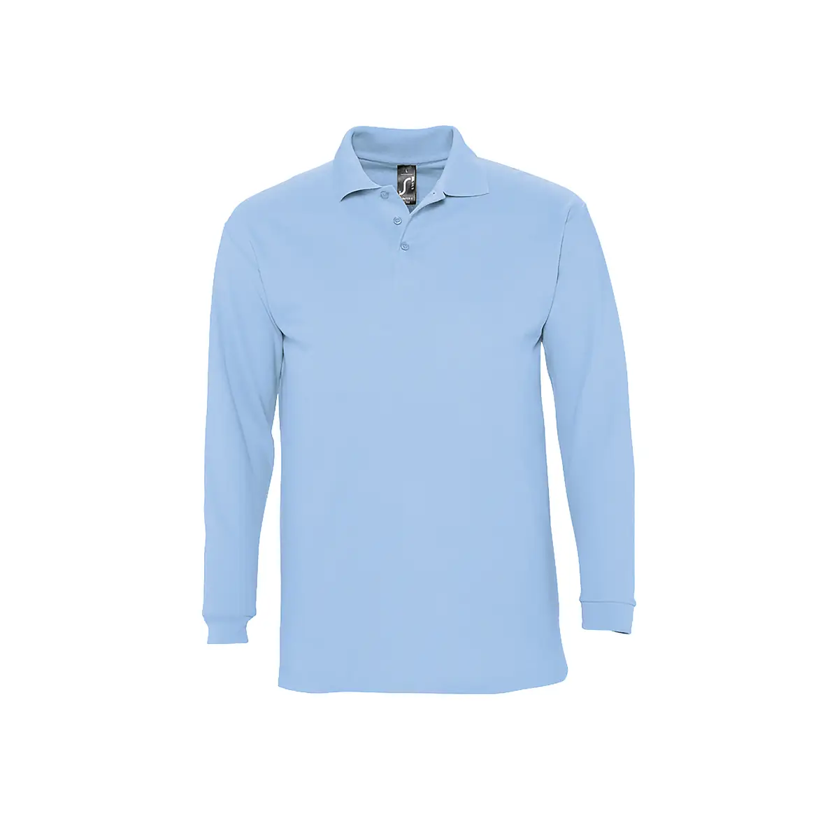 Polo hombre SOL’S WINTER II 11353 25 Polo Sol’s WINTER II en color Azul cielo, vista frontal