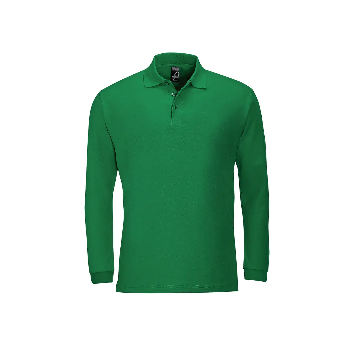 Polo hombre SOL’S WINTER II 11353 34 Polo Sol’s WINTER II en color Verde pradera, vista frontal