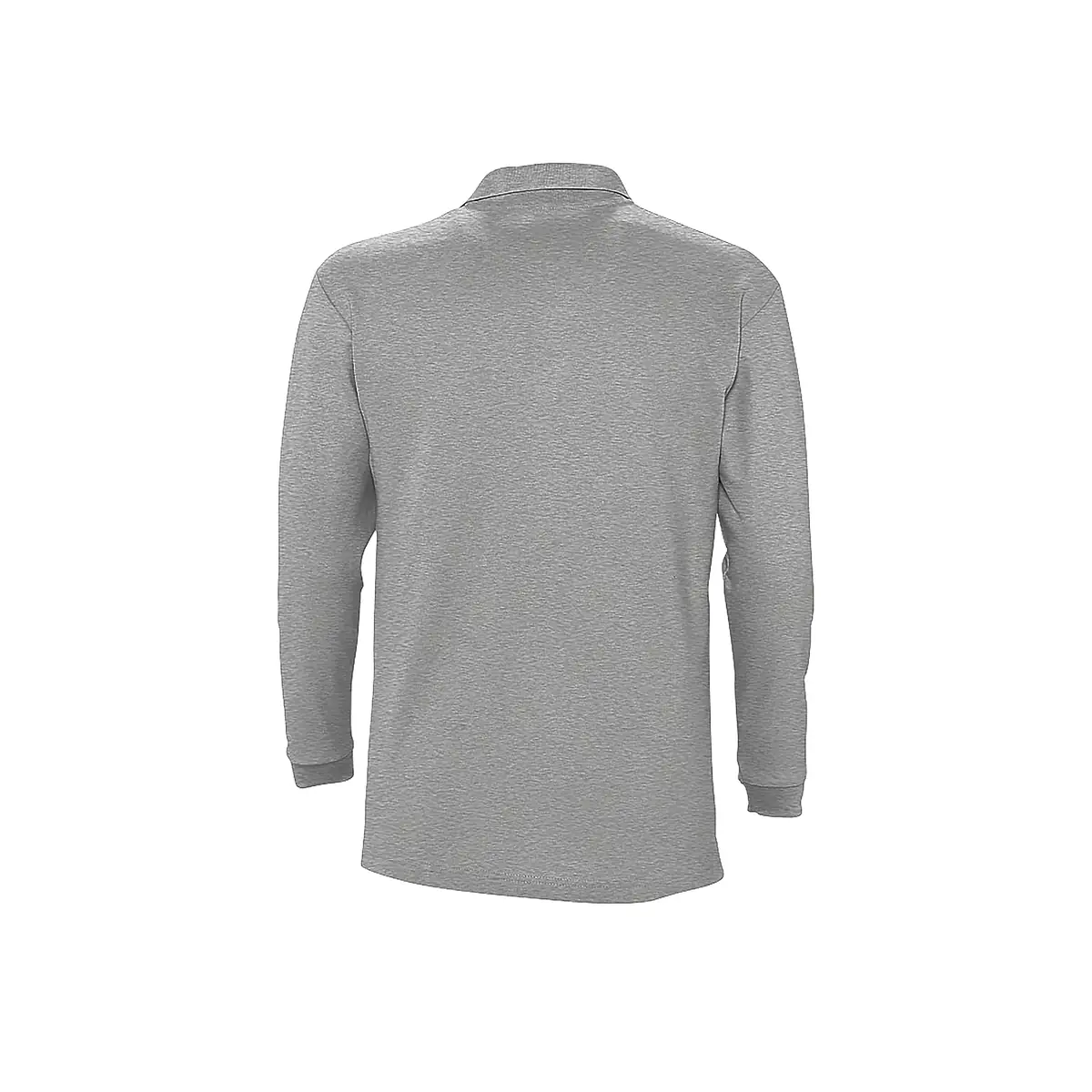 Polo hombre SOL’S WINTER II 11353 12 Polo Sol’s WINTER II en color Gris mezcla, vista trasera