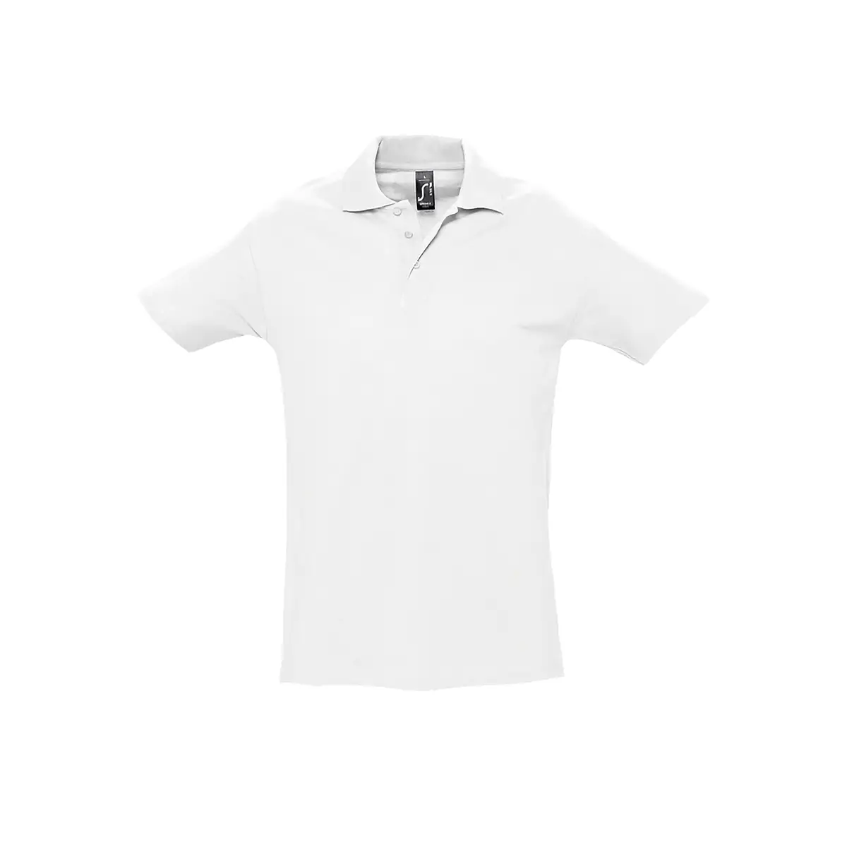 Polo hombre SOL’S SPRING II 11362 3 Polo Sol’s SPRING II en color Blanco, vista frontal