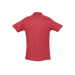 Polo Sol’s SPRING II en color Rojo, vista trasera