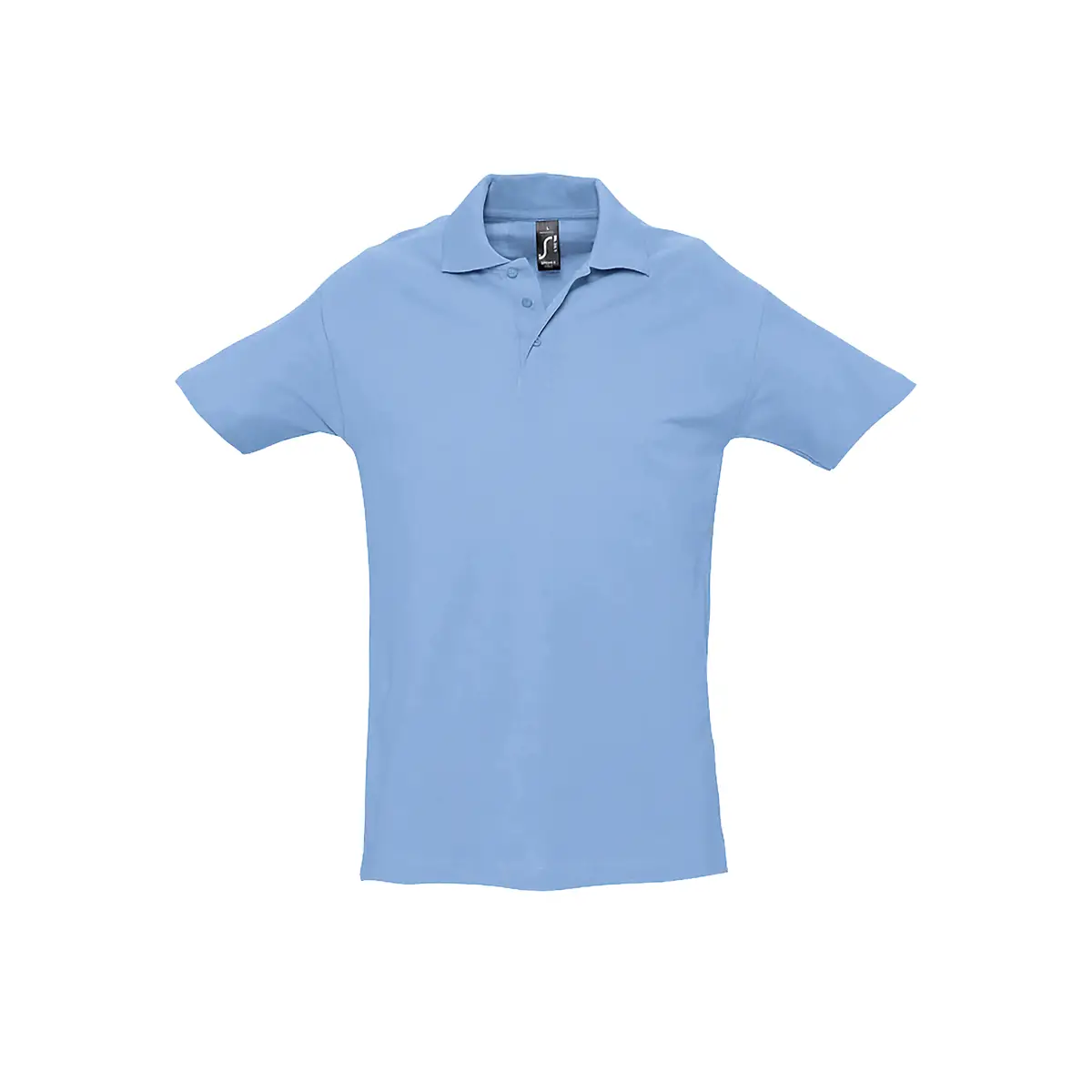 Polo hombre SOL’S SPRING II 11362 37 Polo Sol’s SPRING II en color Azul cielo, vista frontal
