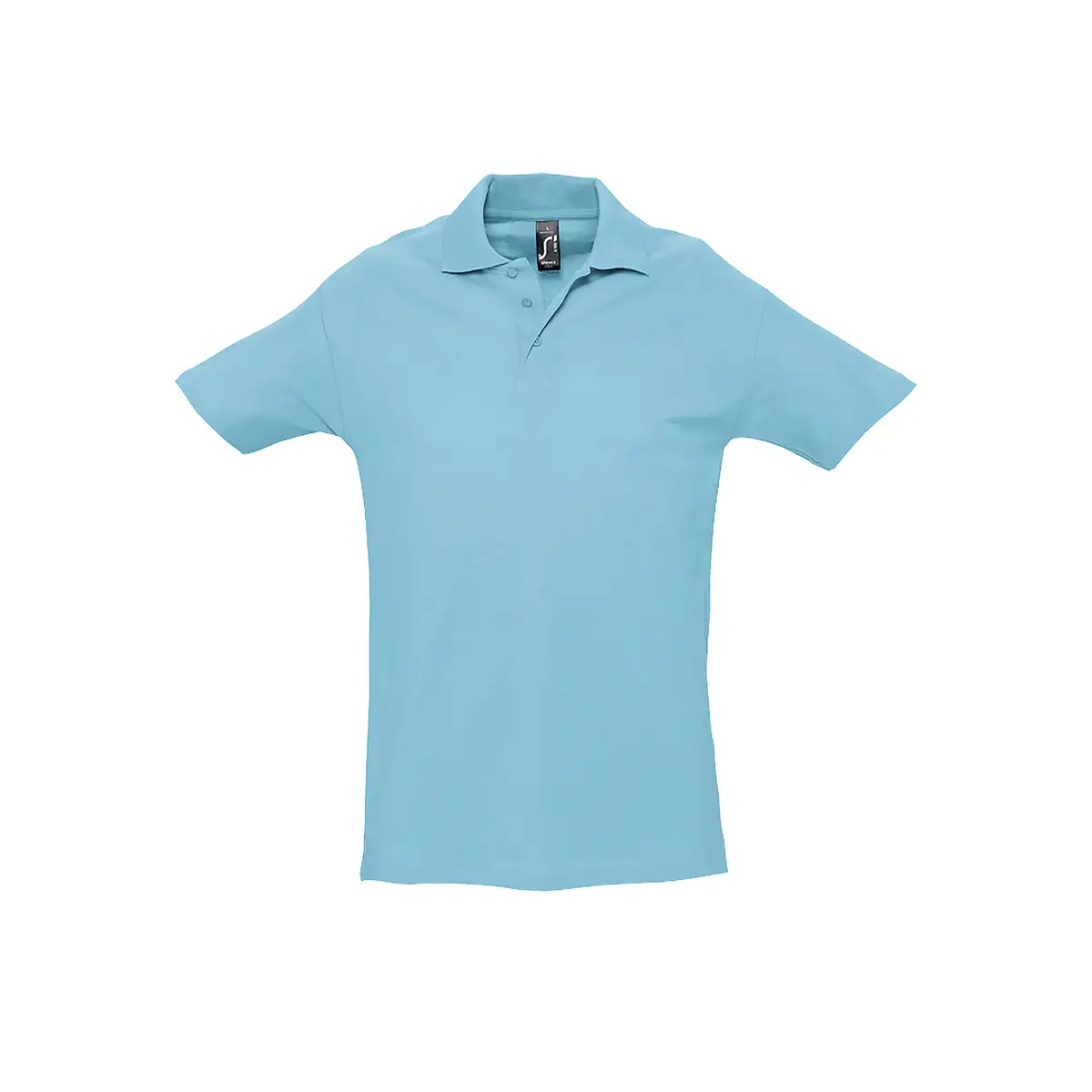 Polo hombre SOL’S SPRING II 11362 40 Polo Sol’s SPRING II en color Azul atolón, vista frontal