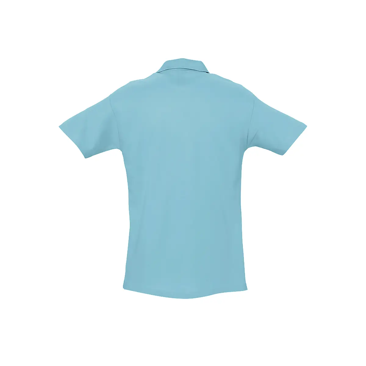 Polo hombre SOL’S SPRING II 11362 42 Polo Sol’s SPRING II en color Azul atolón, vista trasera