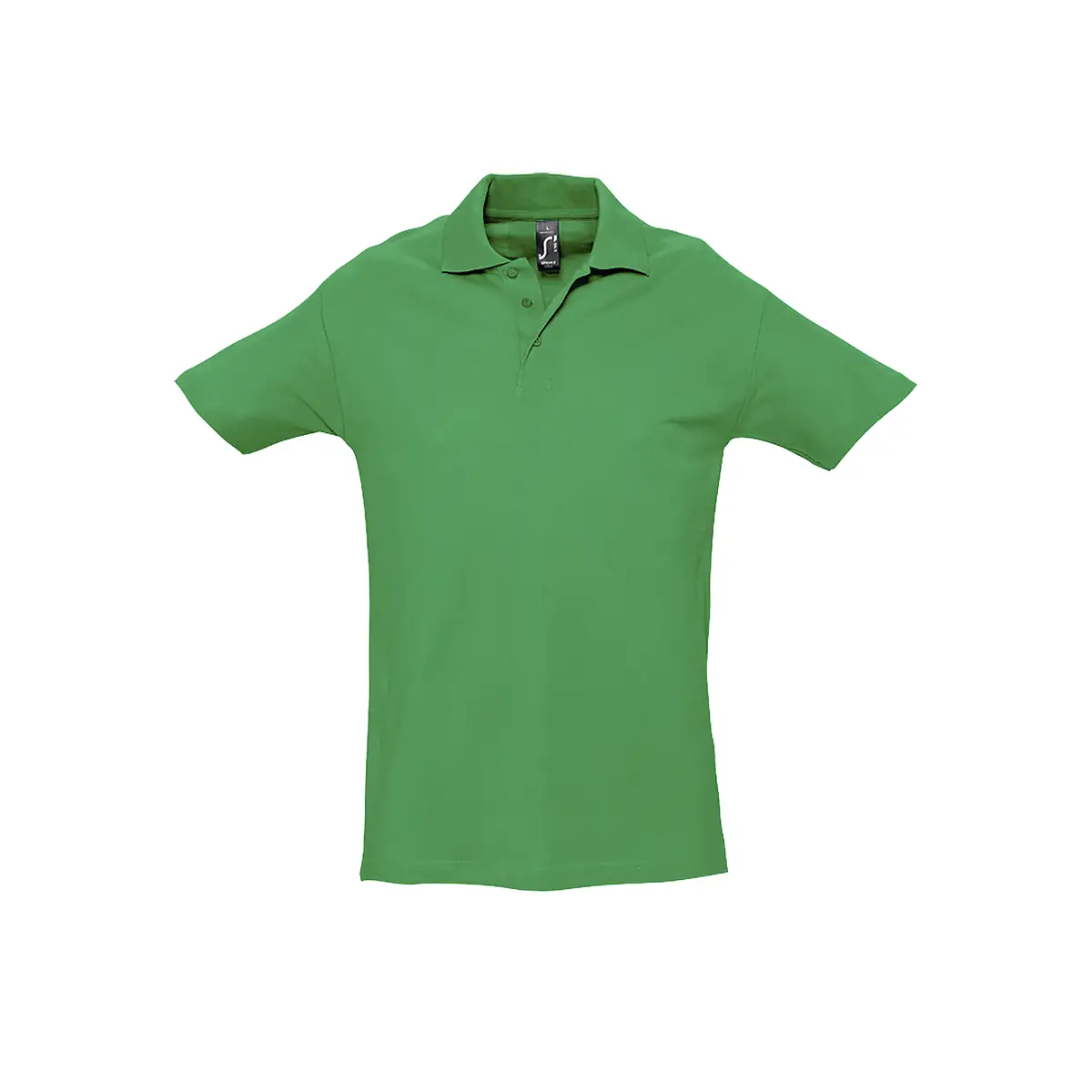 Polo hombre SOL’S SPRING II 11362 52 Polo Sol’s SPRING II en color Verde pradera, vista frontal