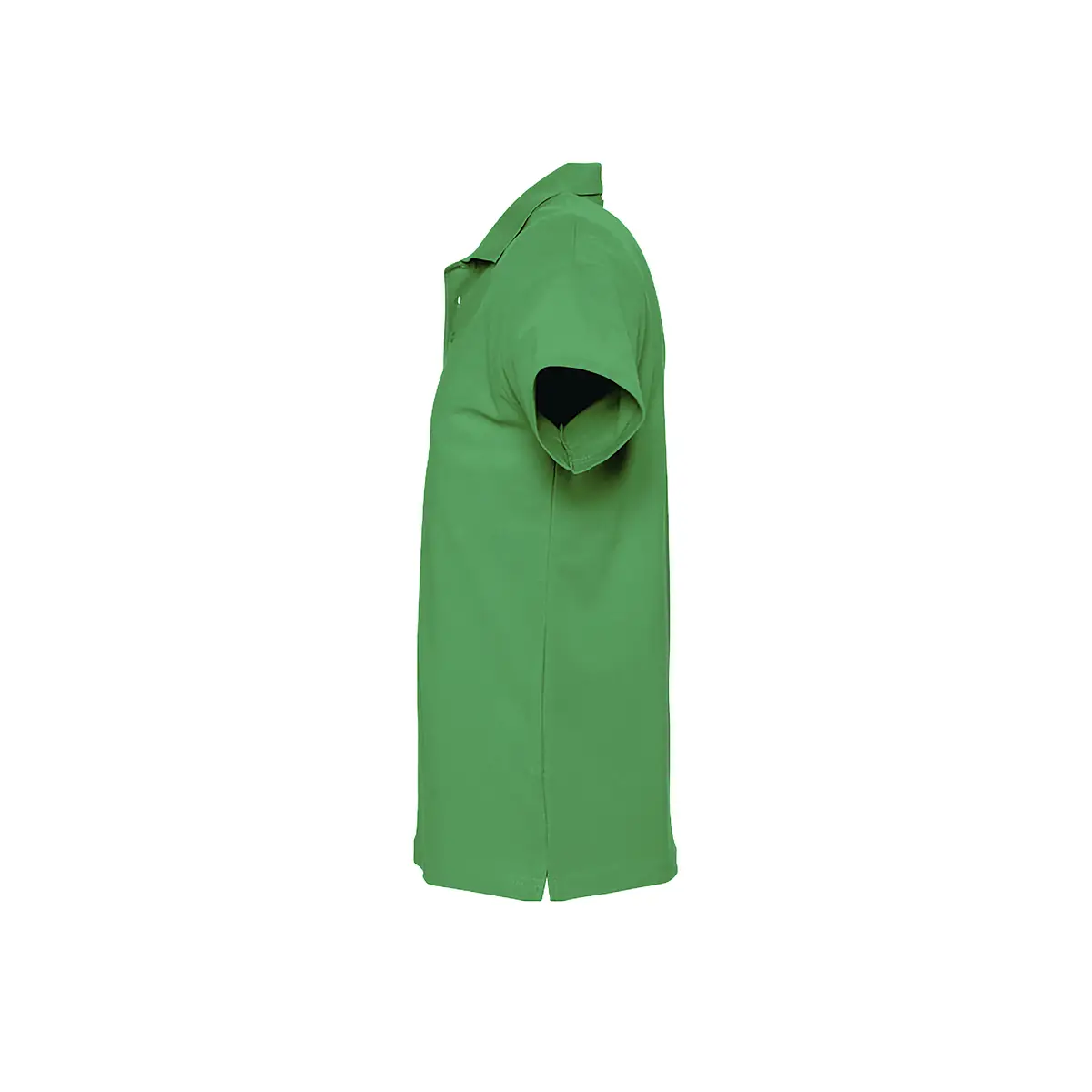 Polo hombre SOL’S SPRING II 11362 53 Polo Sol’s SPRING II en color Verde pradera, vista lateral