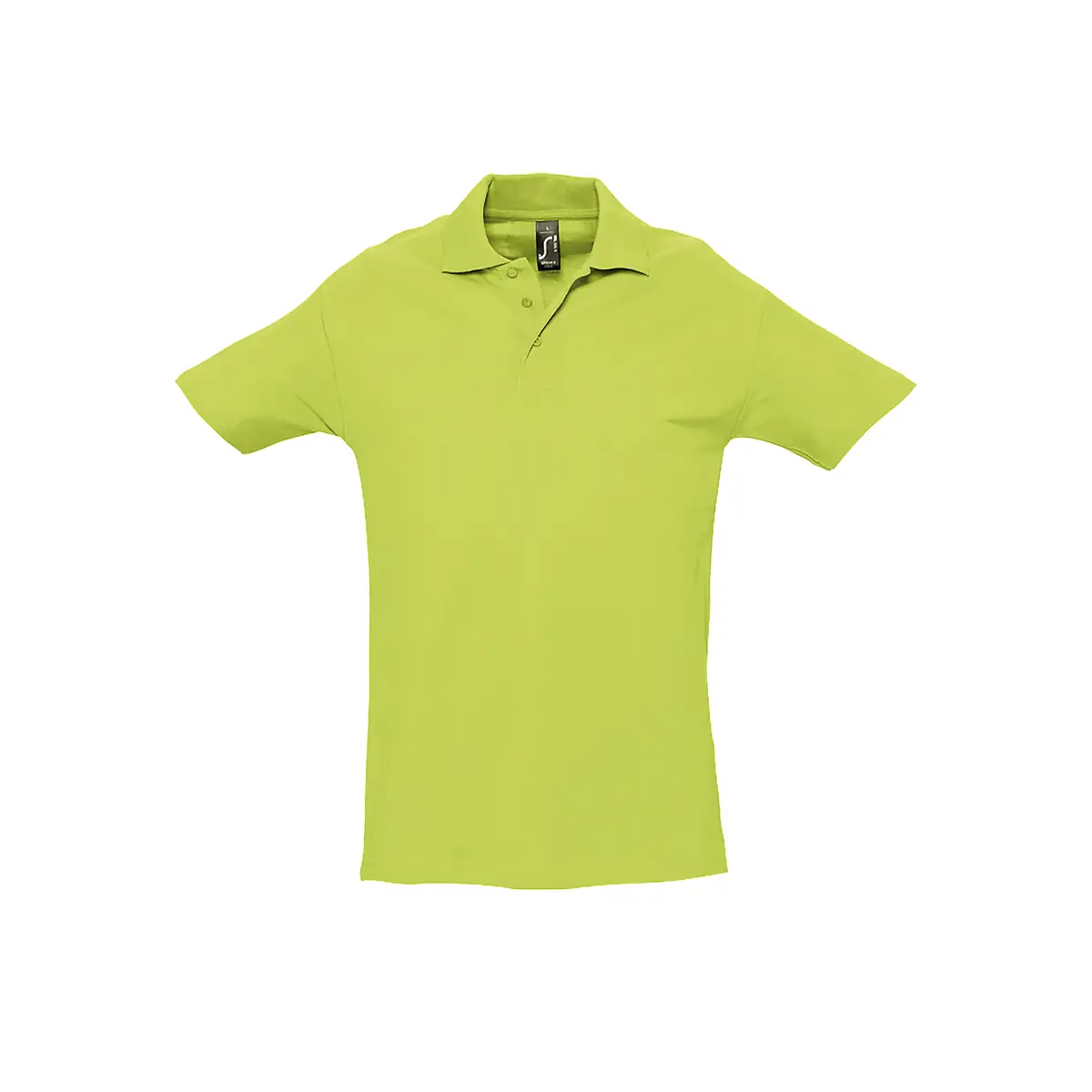 Polo hombre SOL’S SPRING II 11362 49 Polo Sol’s SPRING II en color Verde manzana, vista frontal
