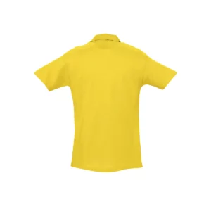 Polo Sol’s SPRING II en color Amarillo, vista trasera