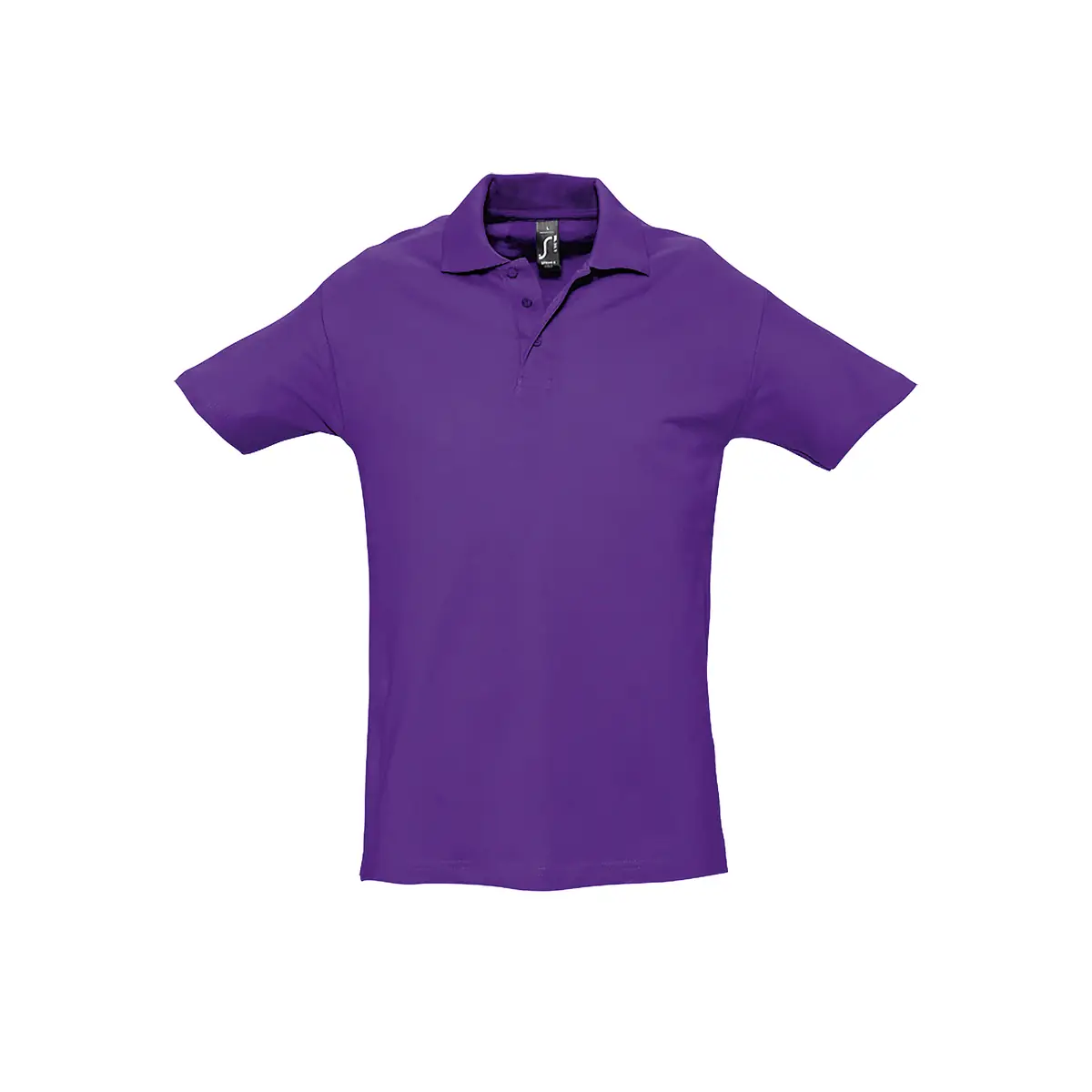 Polo hombre SOL’S SPRING II 11362 34 Polo Sol’s SPRING II en color Morado oscuro, vista frontal