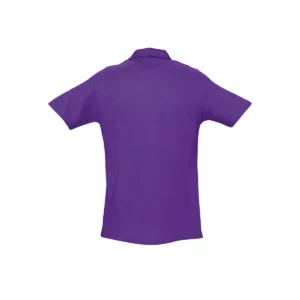 Polo Sol’s SPRING II en color Morado oscuro, vista trasera